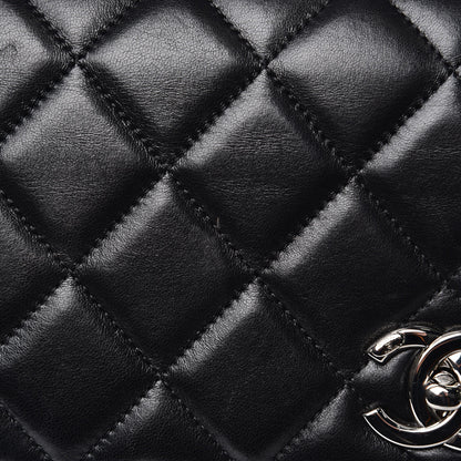 Chanel Lambskin Quilted Large Trendy CC Dual Handle Flap Bag Black 10 of 13