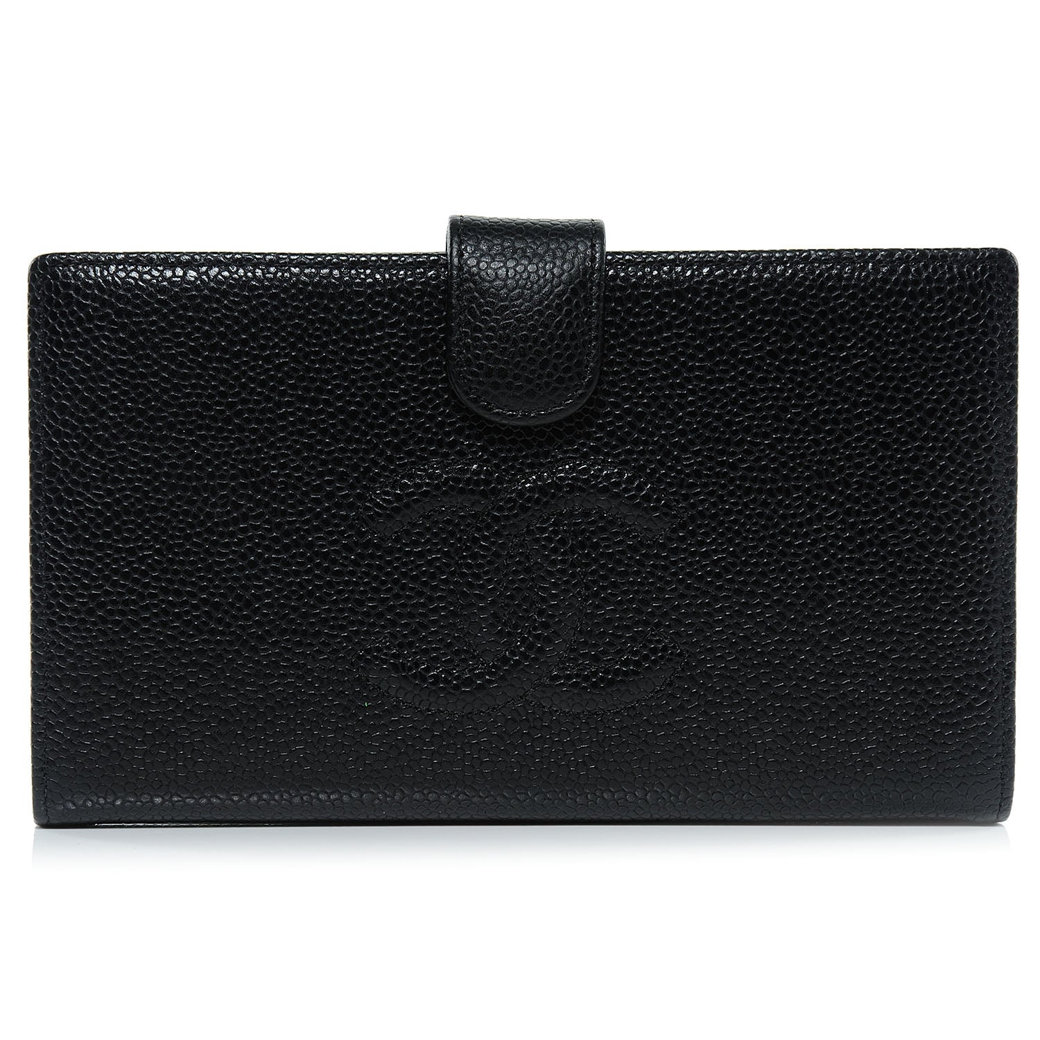 Chanel Caviar CC Wallet Black 1 of 7