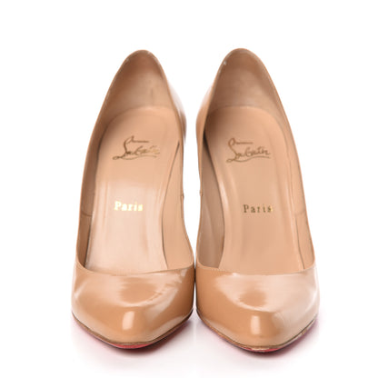 Christian Louboutin Jazz Calfskin Decollete 868 100 Pumps 39.5 Camel 2 of 12