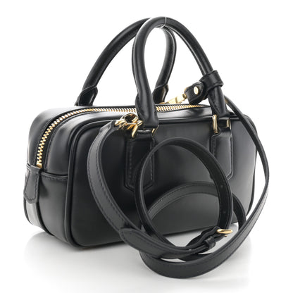 Miu Miu Calfskin Mini Arcadie Top Handle Bag Black 3 of 10