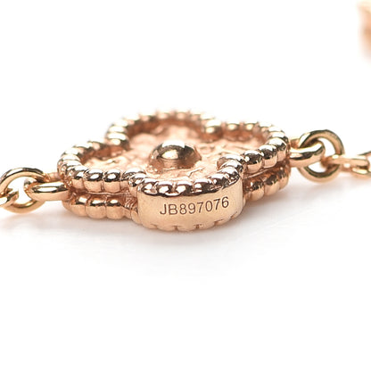 Van Cleef & Arpels 18K Rose Gold 6 Motifs Sweet Alhambra Bracelet 5 of 8