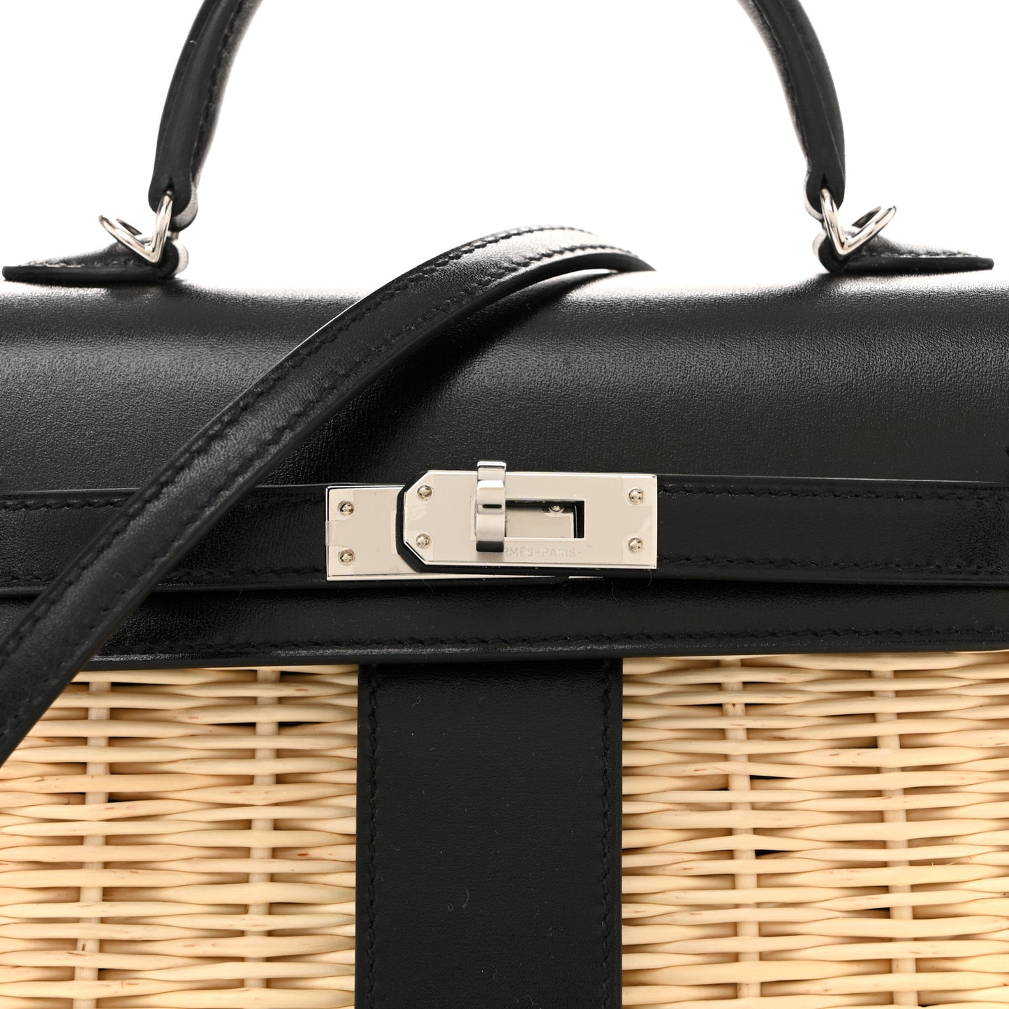 Wicker Box Picnic Mini Kelly 20 Naturel Black
