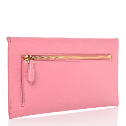 Prada Vitello Move Envelope Wallet Geranio 3 of 10