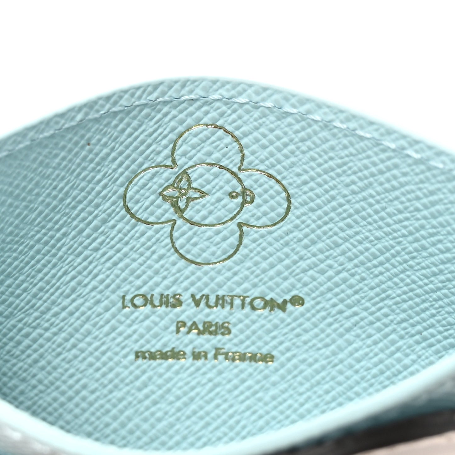 Monogram Vivienne Card Holder Animation Blue