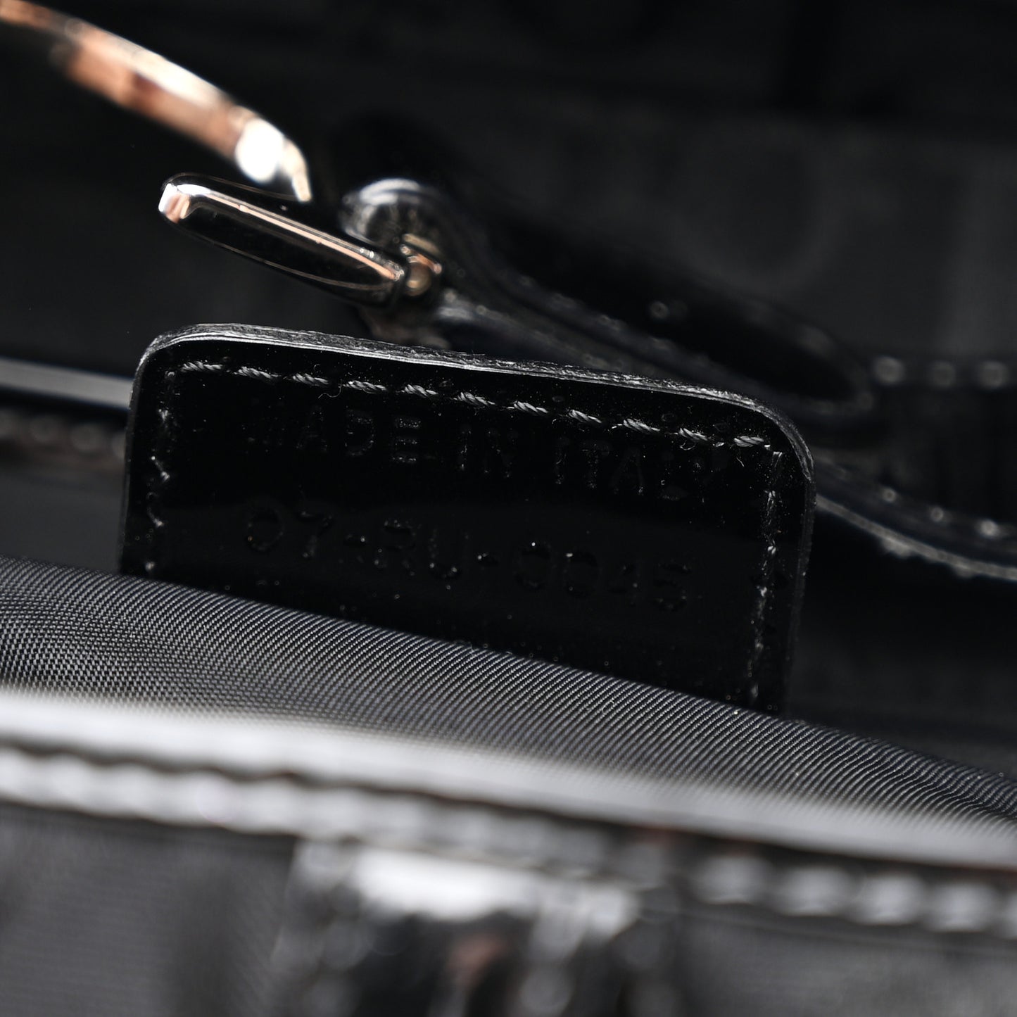 Monogram Saddle Bag Black