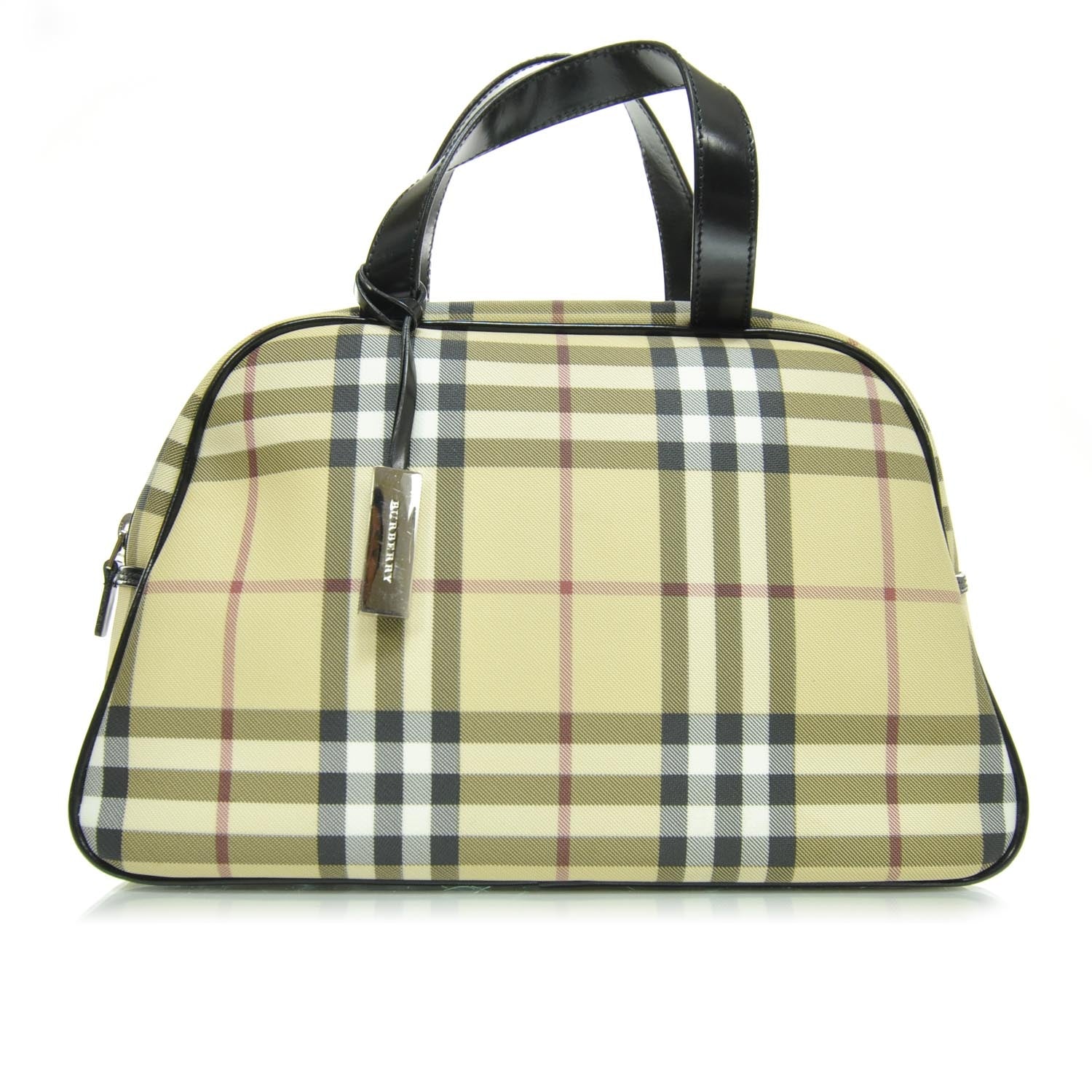 Burberry Prorsum House Check Handbag Black 1 of 8