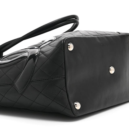 Chanel Calfskin Quilted Large Cambon Tote Black 9 of 10