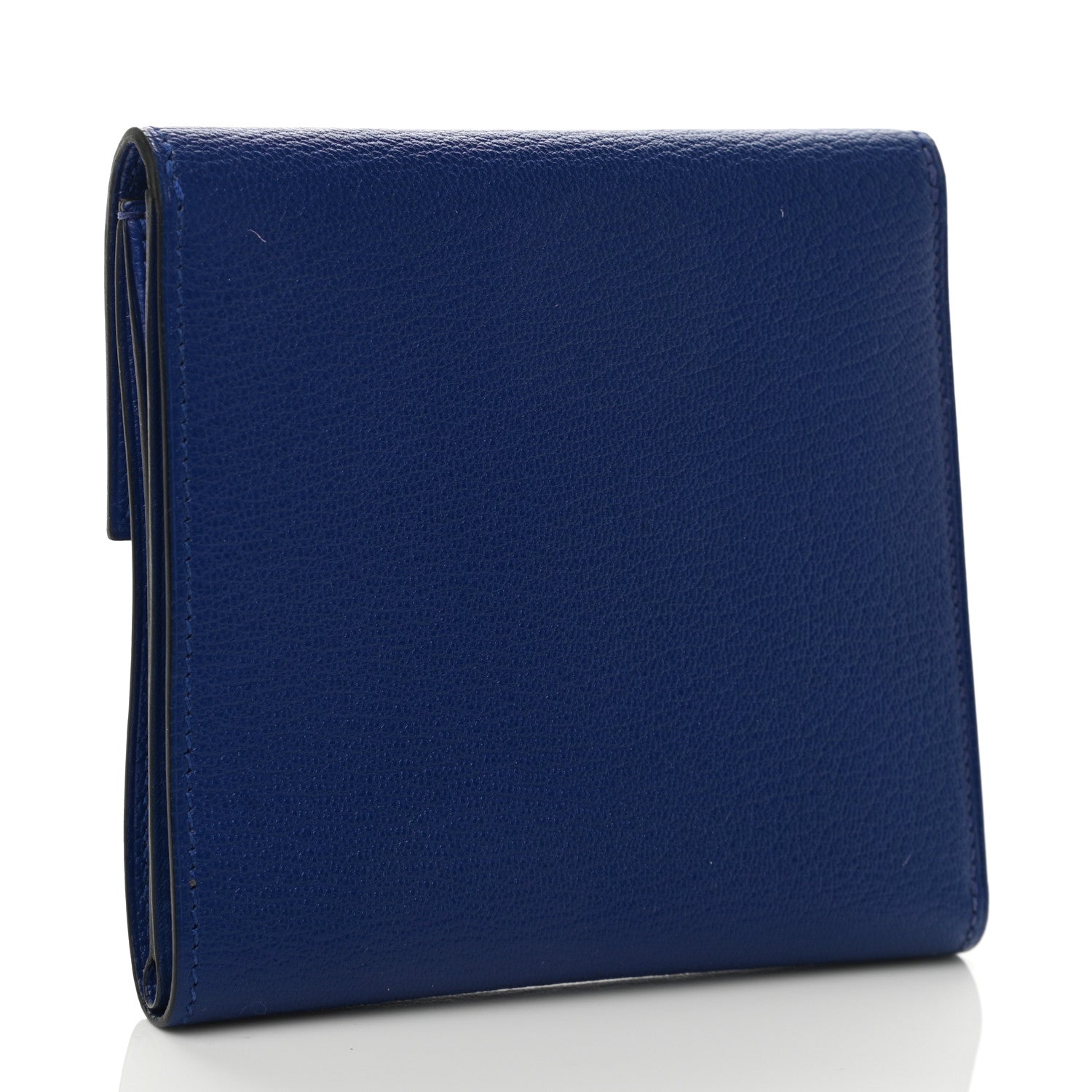 Hermes Chevre Mysore Clic 12 Wallet Bleu Electrique 3 of 7