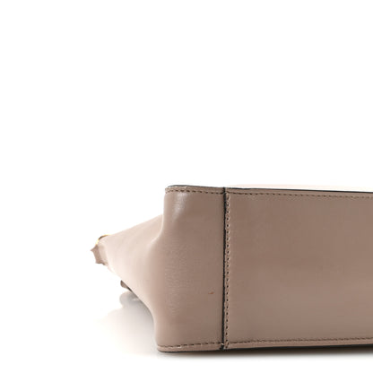 Stella McCartney Eco Alter Nappa Perforated Logo Mini Crossbody Dark Taupe 8 of 9