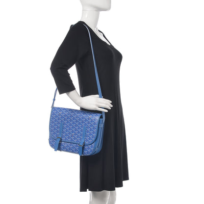 Goyard Goyardine Belvedere MM Messenger Bag Sky Blue 2 of 12