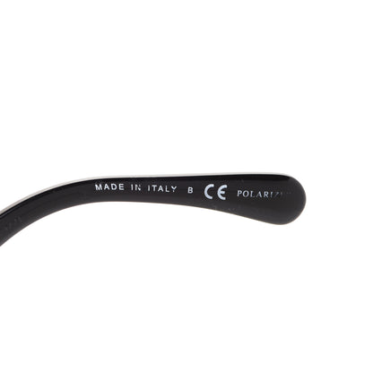 Chanel Acetate Strass Polarized Square Sunglasses 5422-B Black 6 of 7