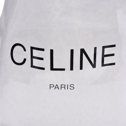 Celine Plastic Bag with Cloudy Lambskin Solo Zip Pouch Clutch Pink 7 of 7