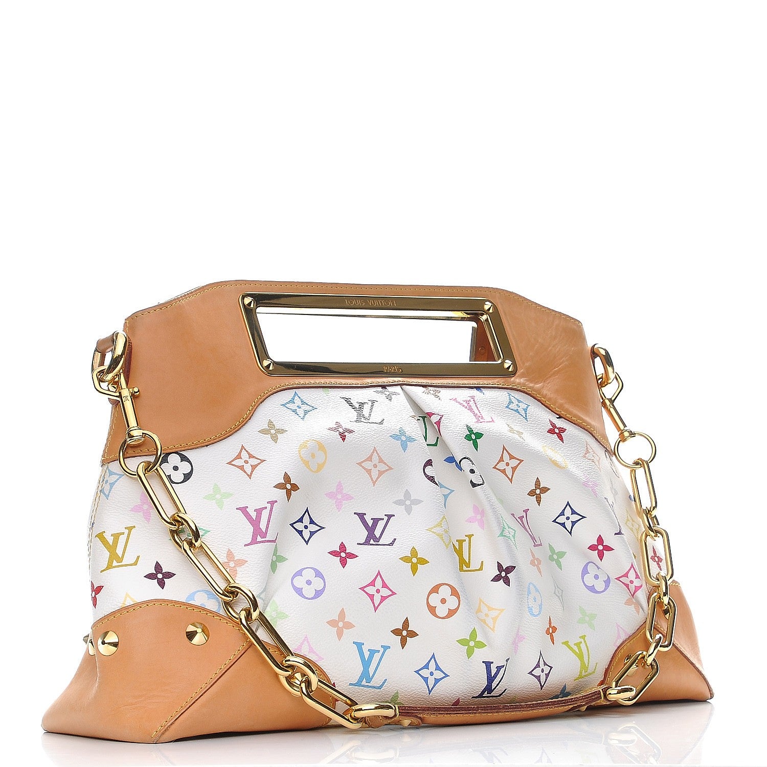 Louis Vuitton Monogram Multicolor Judy GM White 3 of 9
