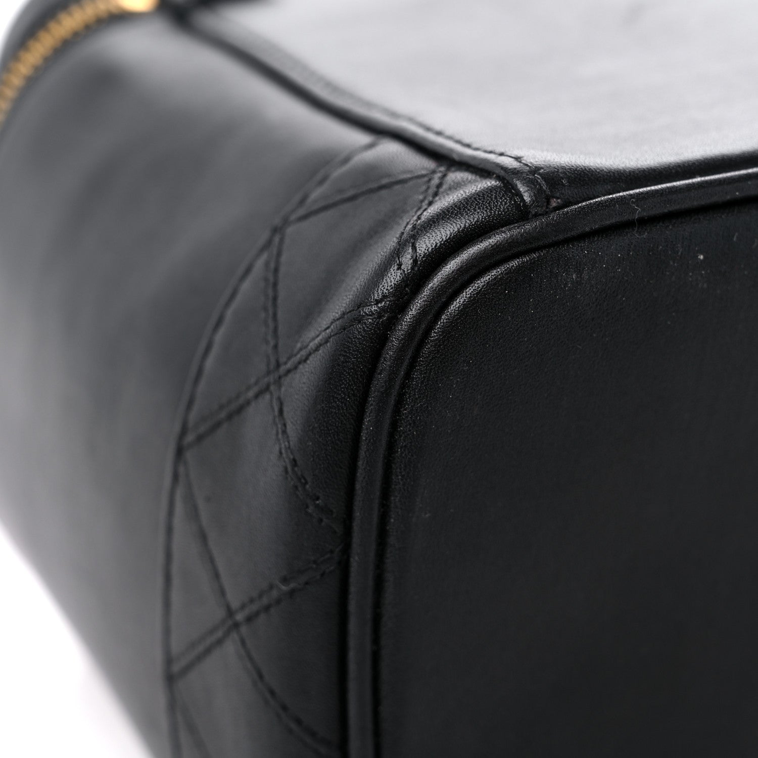 Chanel Lambskin Vanity Cosmetic Bag Black 11 of 15