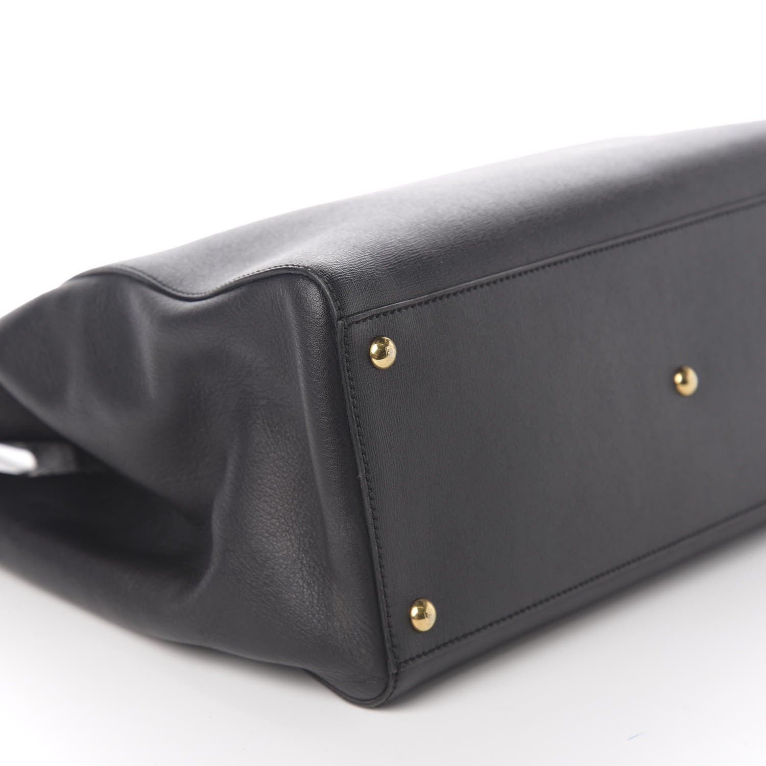 Fendi Vitello Elite Large 2Jours Tote Black 4 of 9