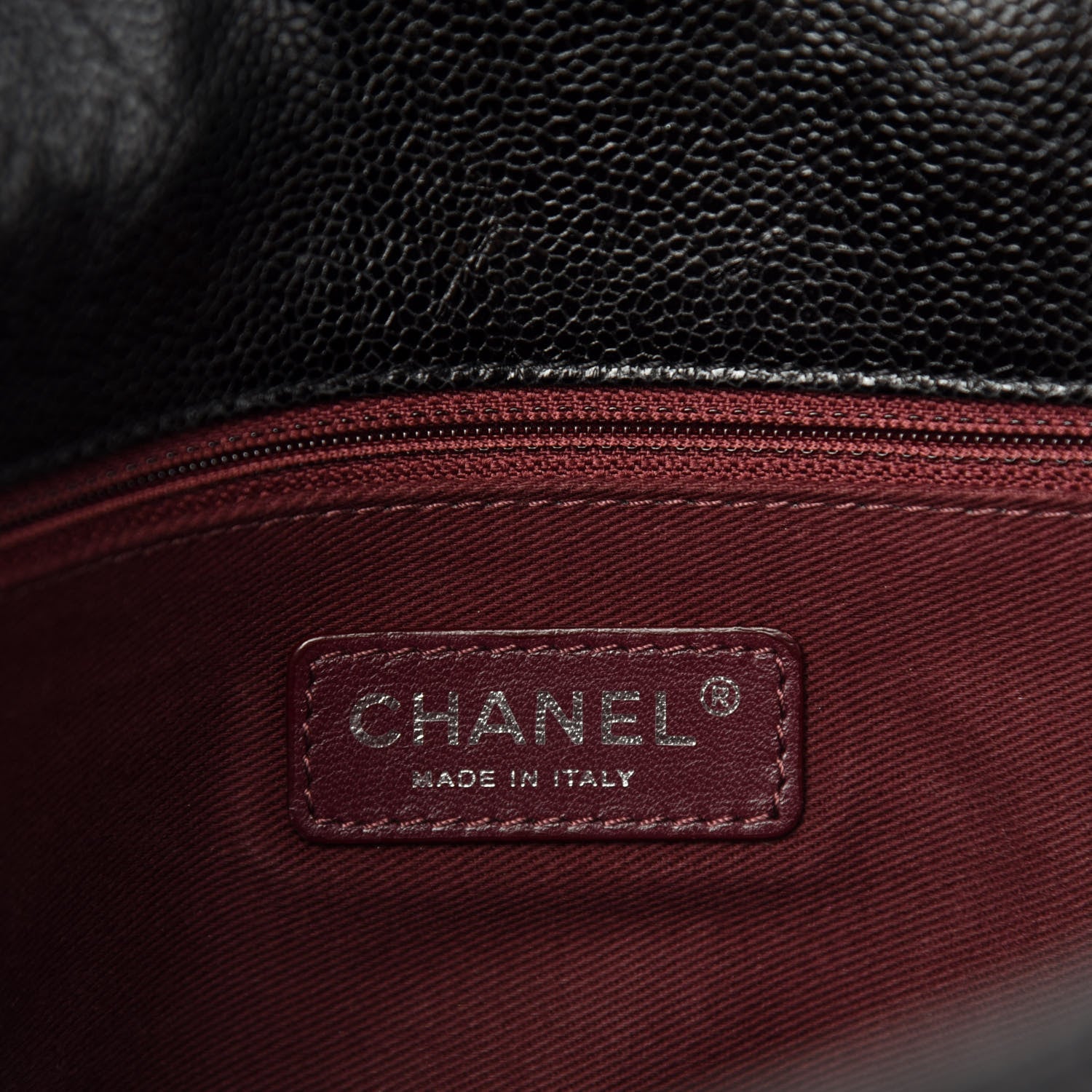 Chanel Crumpled Grained Calfskin Jumbo CC Crave Flap Black 11 of 14