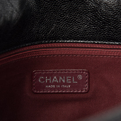 Chanel Crumpled Grained Calfskin Jumbo CC Crave Flap Black 11 of 14
