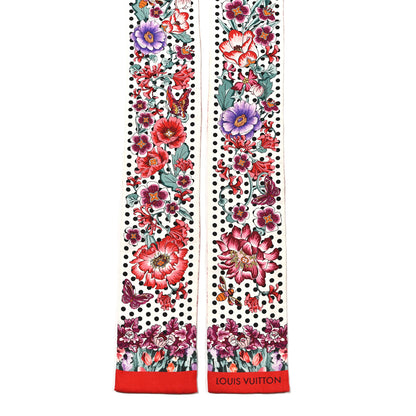 Louis Vuitton Silk Louis In The Garden Bandeau Fuchsia 2 of 3