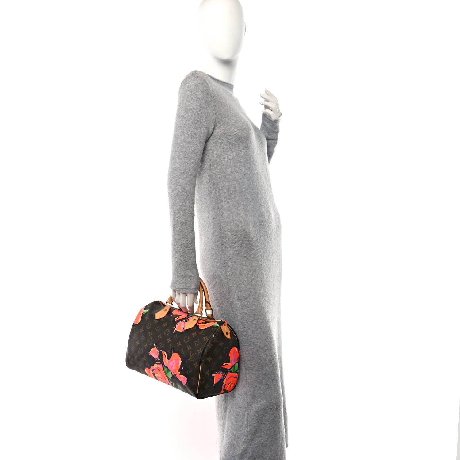Louis Vuitton Monogram Roses Speedy 30 2 of 15