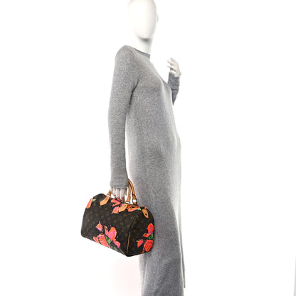 Louis Vuitton Monogram Roses Speedy 30 2 of 15