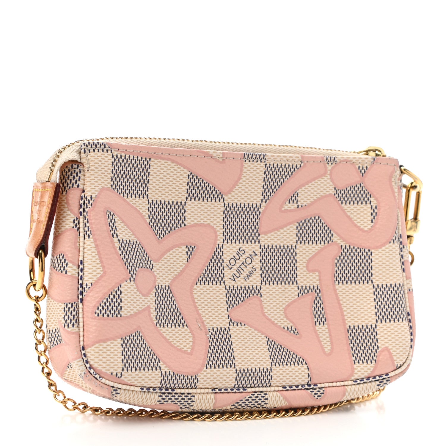 Louis Vuitton Damier Azur Tahitienne Mini Pochette Accessories 3 of 8