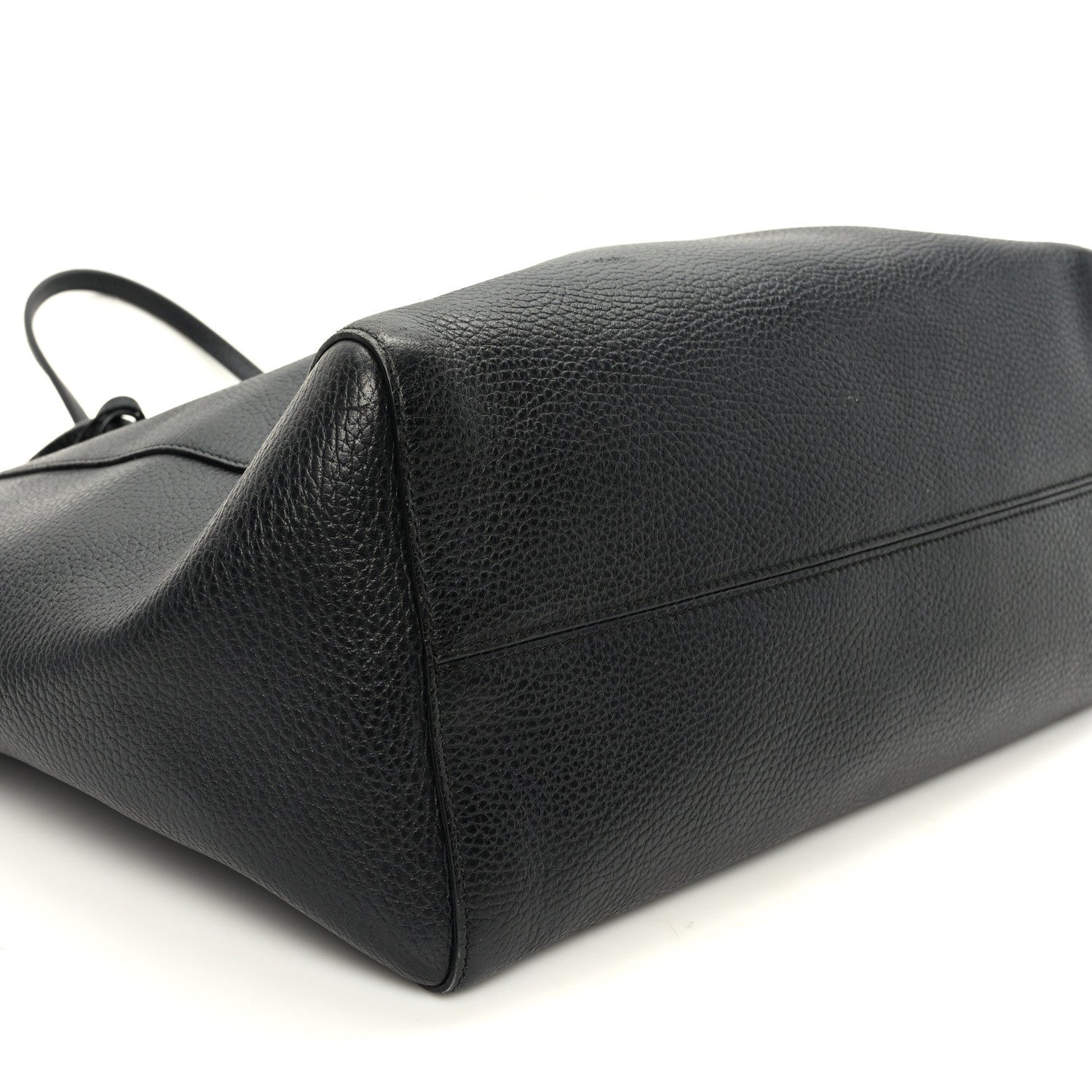 Gucci Pebbled Calfskin Medium Swing Tote Black 8 of 9