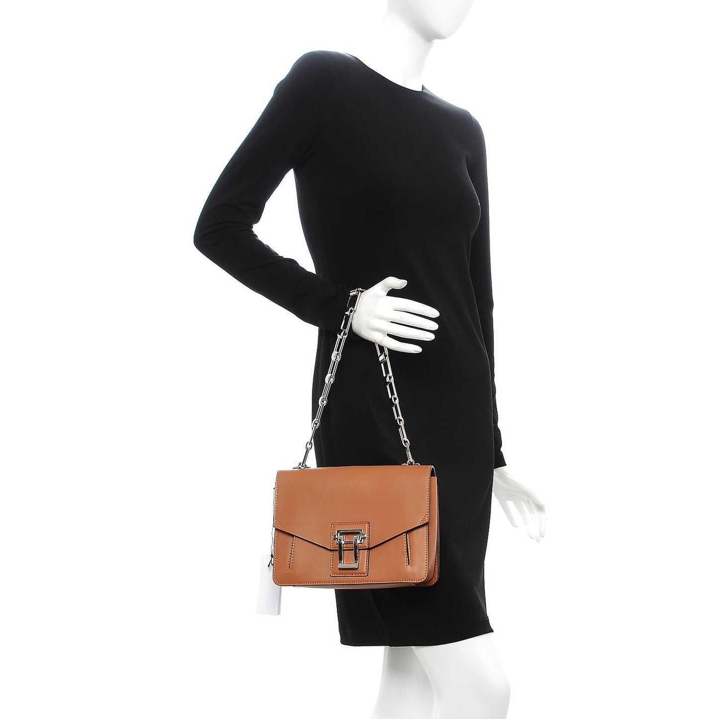 Calfskin Hava Shoulder Bag Dune
