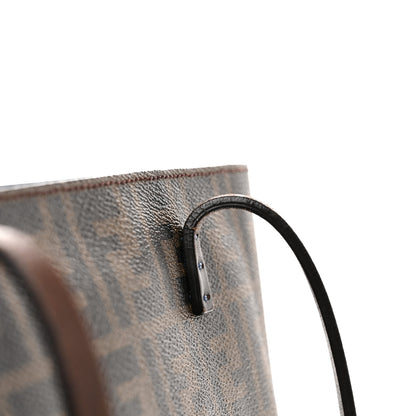 Fendi Zucca Spalmati Medium Roll Tote Tobacco Blue 16 of 18