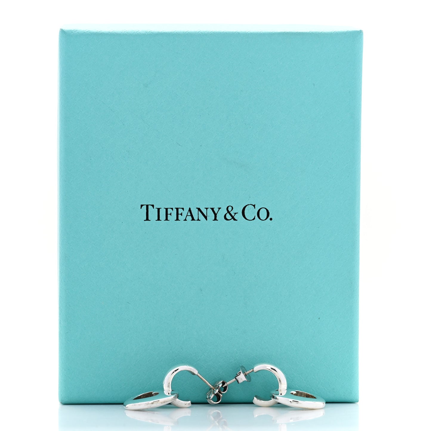 Sterling Silver Heart Stencil Earrings