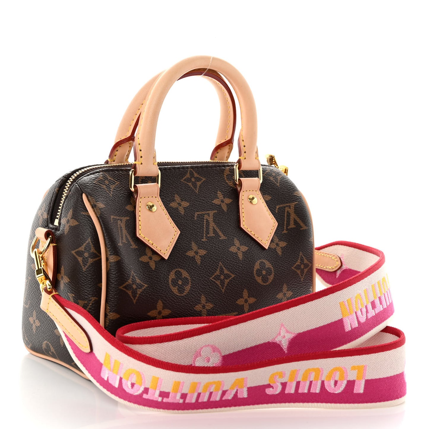 Monogram Speedy Bandouliere 20 Fuchsia