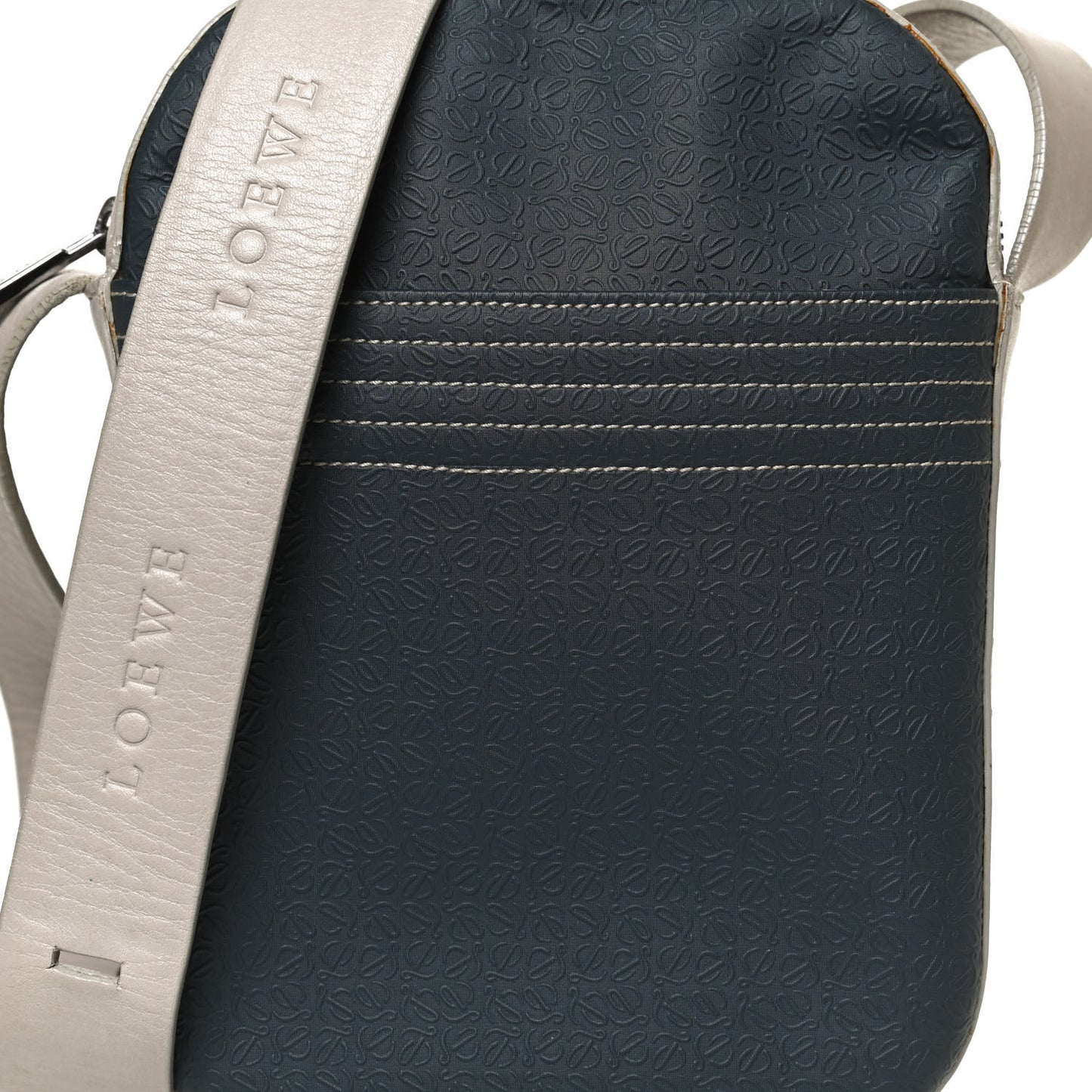 Calfskin Embossed Anagram Crossbody Bag Multicolor