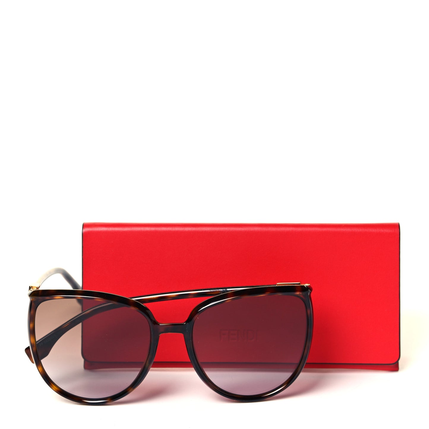 Acetate Cat Eye Sunglasses FF 0432/G/S Tortoise