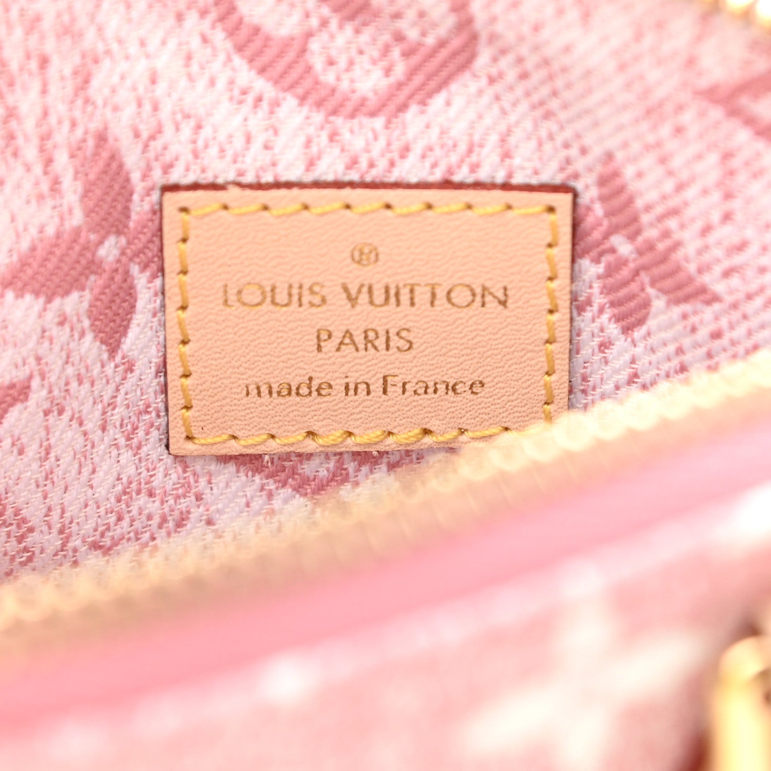 Louis Vuitton Monogram Jacquard Denim Nano Speedy Bandouliere Pink 6 of 10