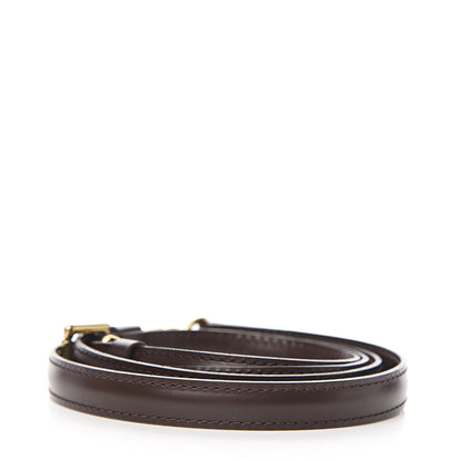 Louis Vuitton Calfskin 16mm Adjustable Shoulder Strap Brown 2 of 3