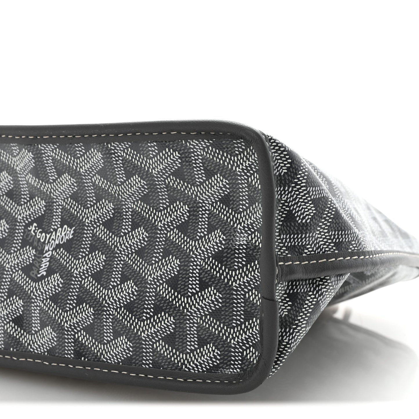Goyardine Reversible Mini Anjou Grey