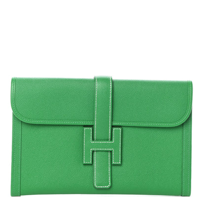 Hermes Epsom Jige PM Clutch Bambou 1 of 8