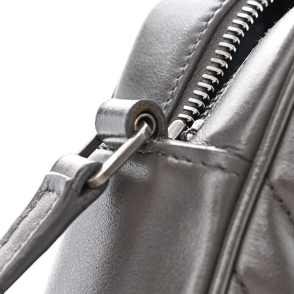 Saint Laurent Calfskin Matelasse Monogram Lou Camera Bag Dark Smog 13 of 14