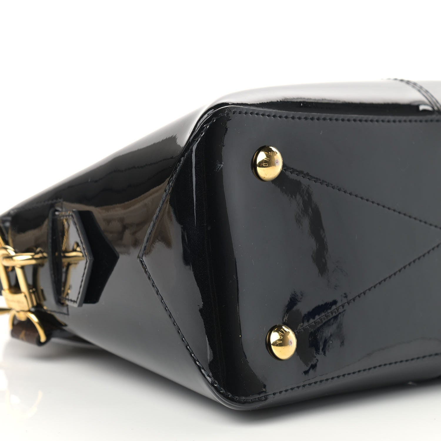 Louis Vuitton Patent Calfskin Miroir Tote Black 8 of 10