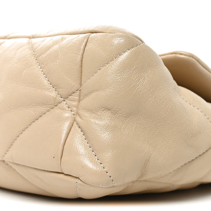 Chanel Lambskin Quilted Large Chanel 19 Flap Beige 10 of 10
