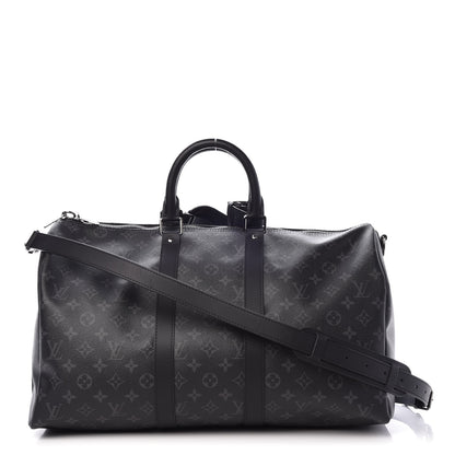 Louis Vuitton Monogram Eclipse Keepall Bandouliere 45 1 of 8