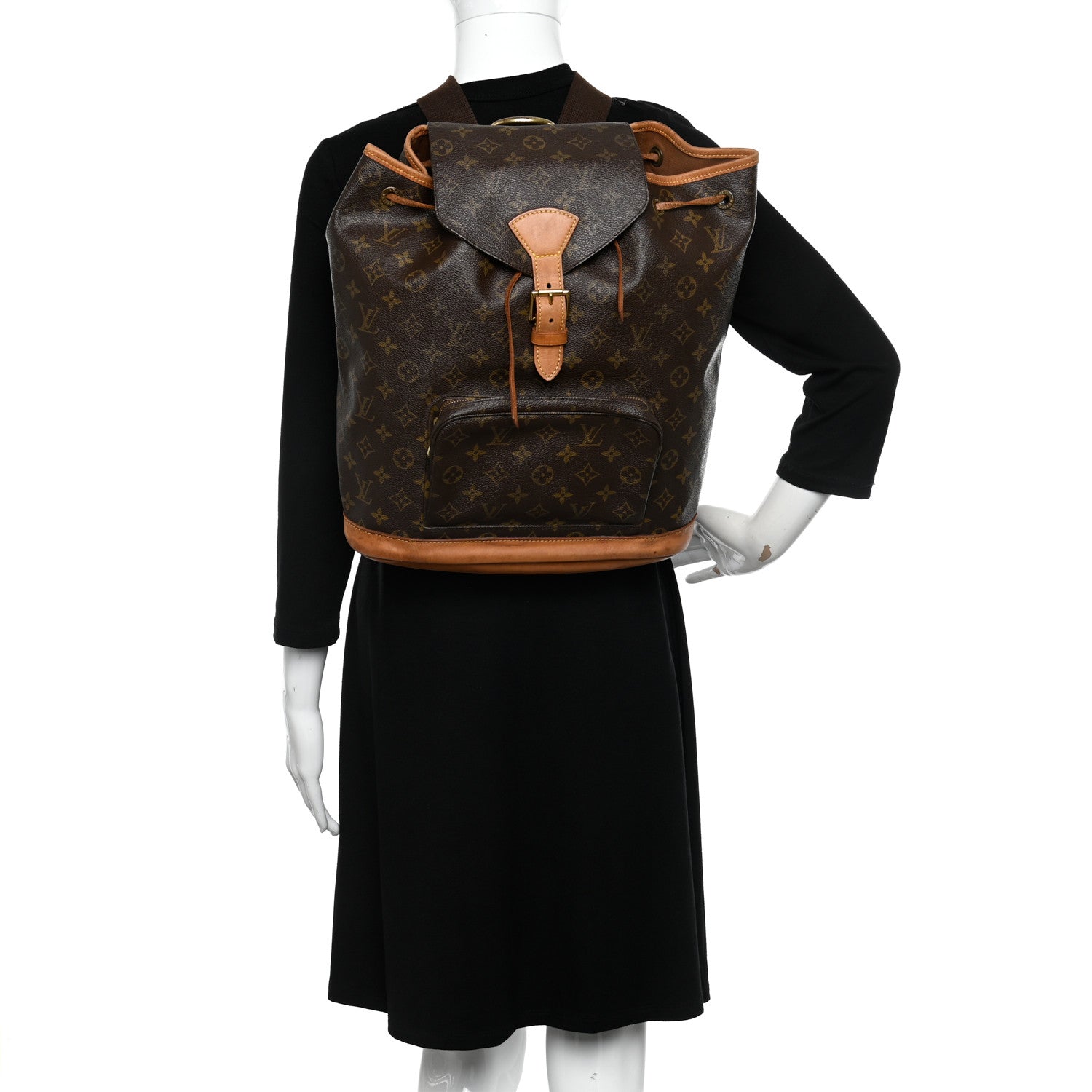 Louis Vuitton Monogram Montsouris GM Backpack 2 of 10