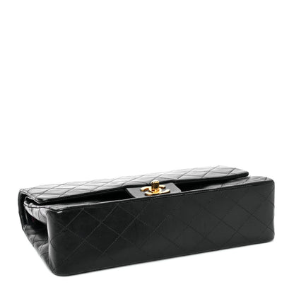 Chanel Lambskin Quilted Medium Double Flap Black 4 of 12