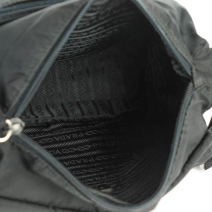 Prada Nylon Vela Small Hunting Bag Black 5 of 7