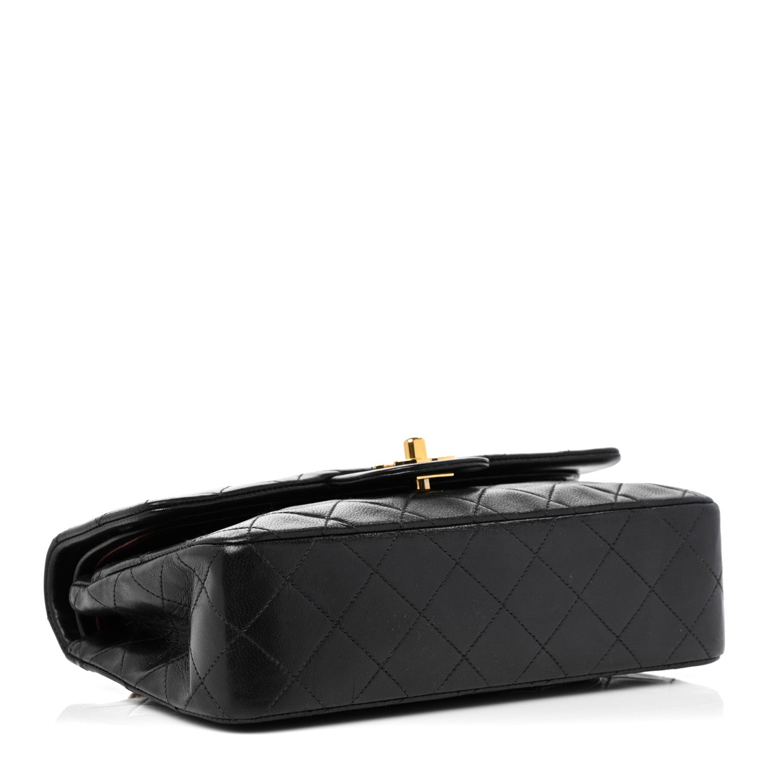 Chanel Lambskin Quilted Small Double Flap Black 5 of 13