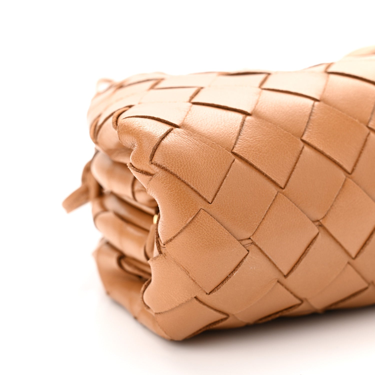 Bottega Veneta Nappa Intrecciato The Mini Pouch Carmel 9 of 10