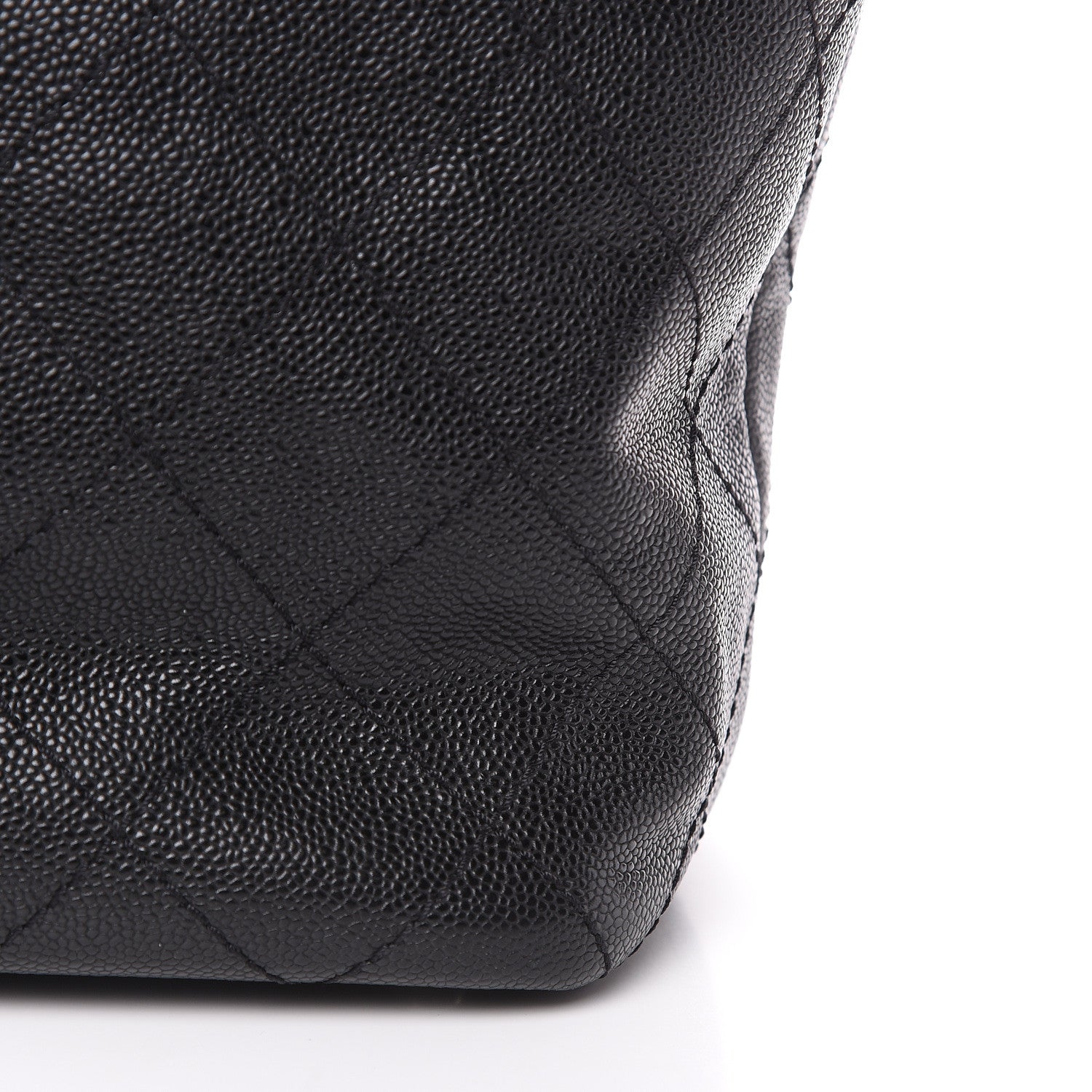 Chanel Grained Calfskin Large Shopping Fever Tote Black 16 of 17