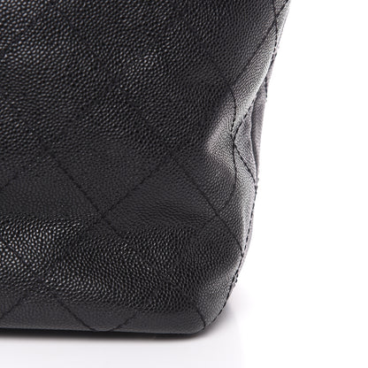 Chanel Grained Calfskin Large Shopping Fever Tote Black 16 of 17