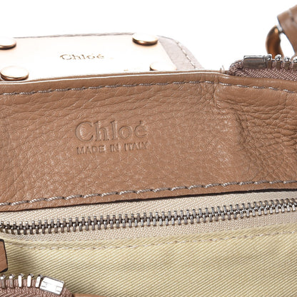 Chloe Calfskin Paddington Front Pocket Tote Tan 7 of 10