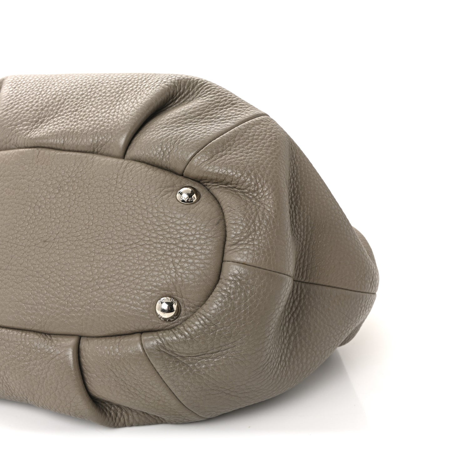 Vitello Daino Shopping Tote Argilla