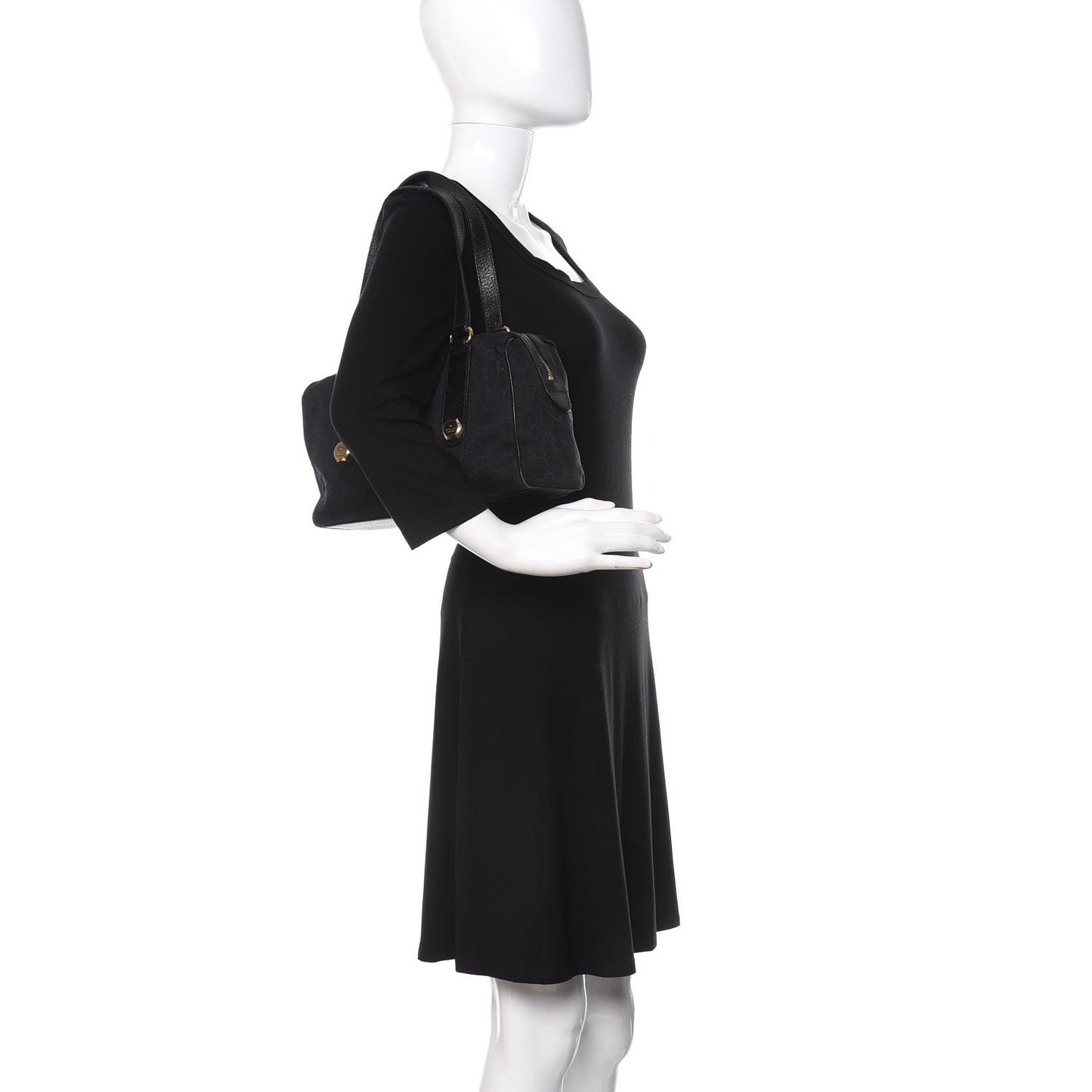 Monogram Small Charmy Boston Black